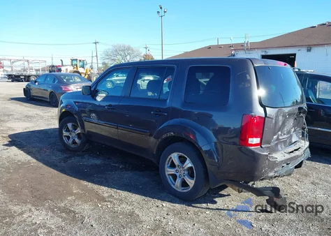 2014 Honda Pilot Ex-L from USA, damaged, VIN 5FNYF4H69EB028292